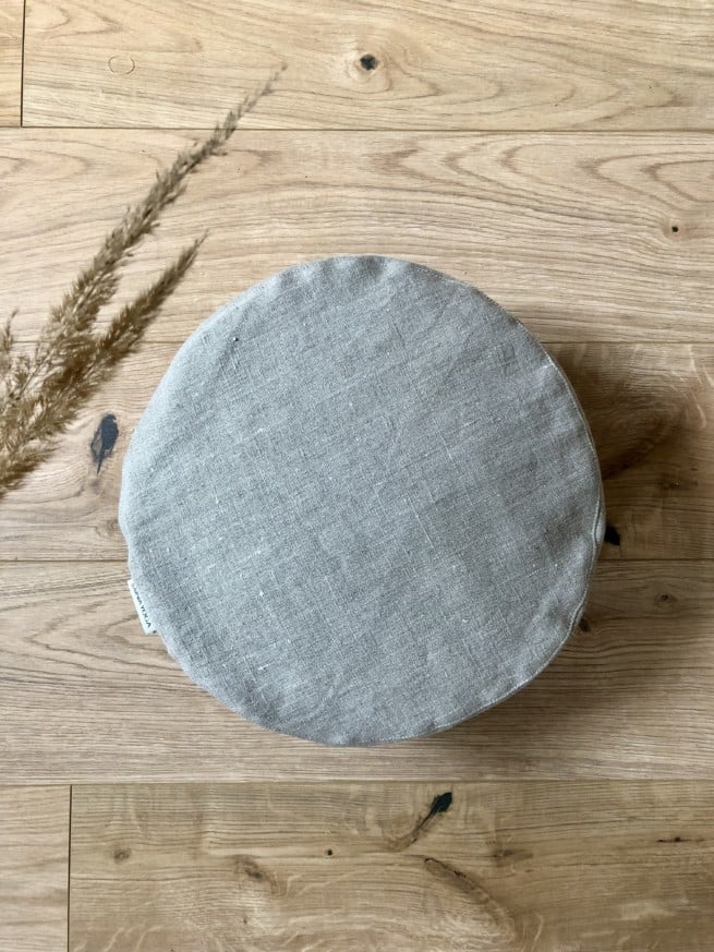 meditation pillow linen