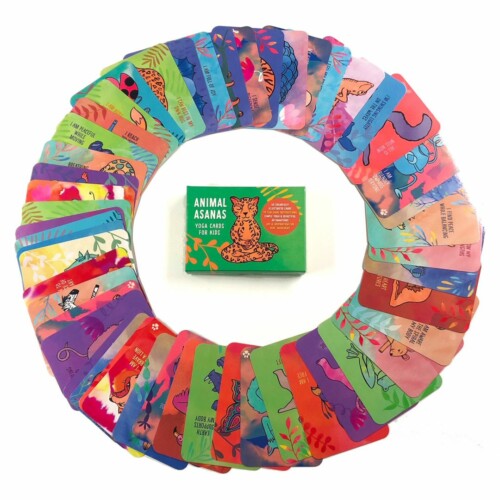 yoga card deck - animal asanas for kids